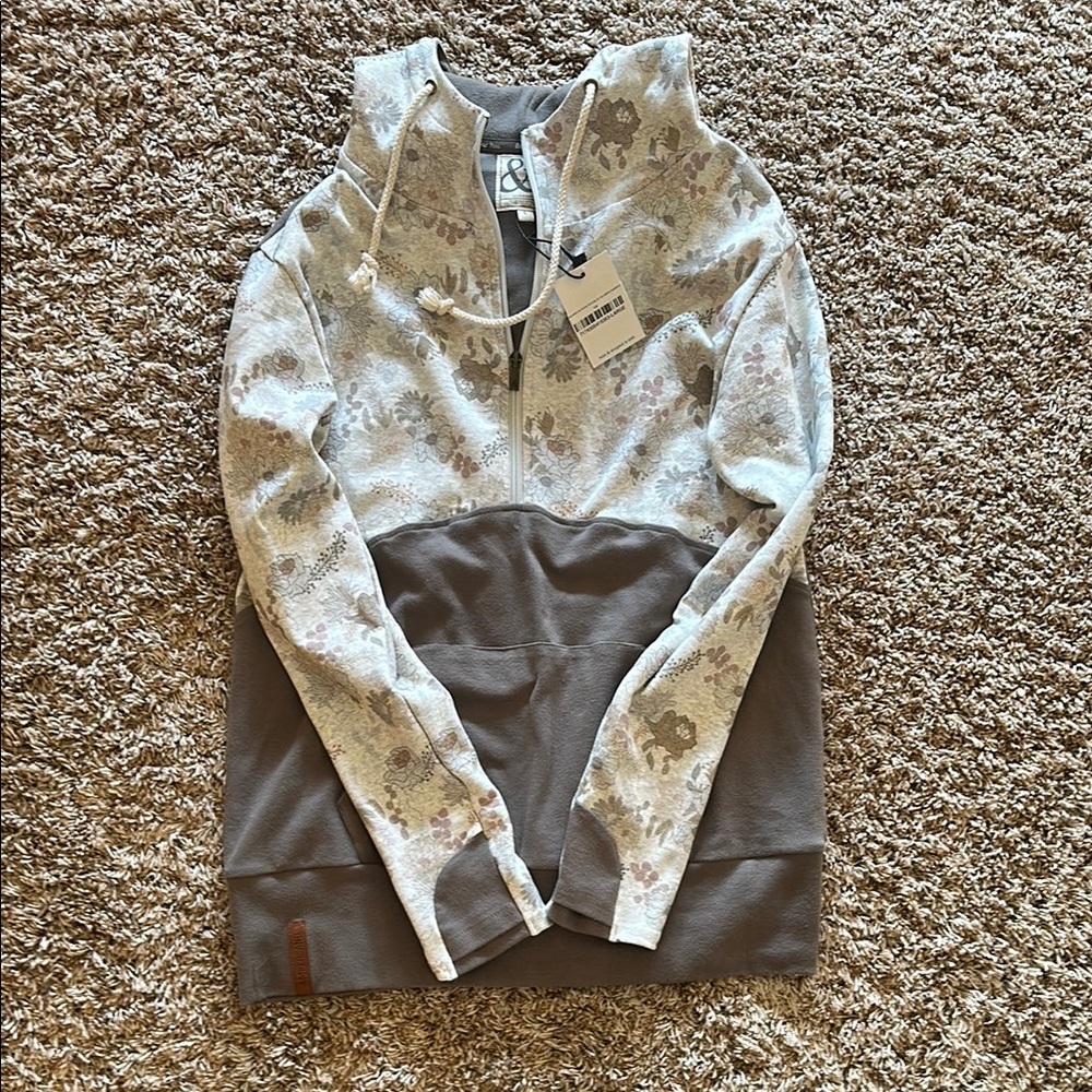 Ampersand Ave picked perfectly for you half-zip sweatshirt